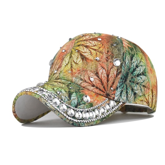 Colorful Diamond Baseball Cap - Picture 11 of 12